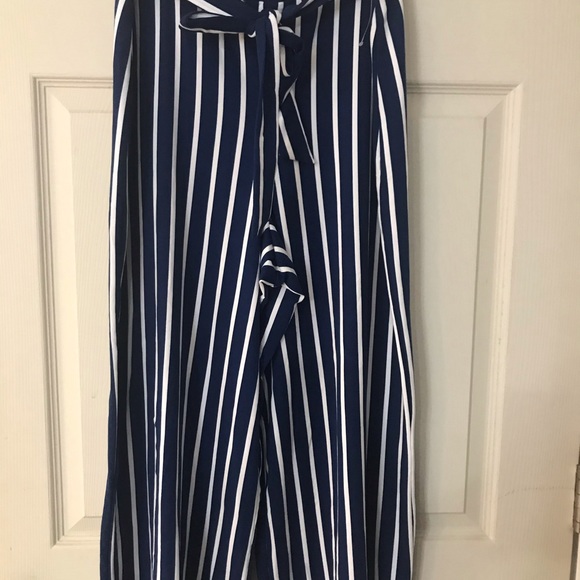 no comment Pants - 🌺WIDE LEG PANT BLUE & WHITE STRIPES NEW BRAND